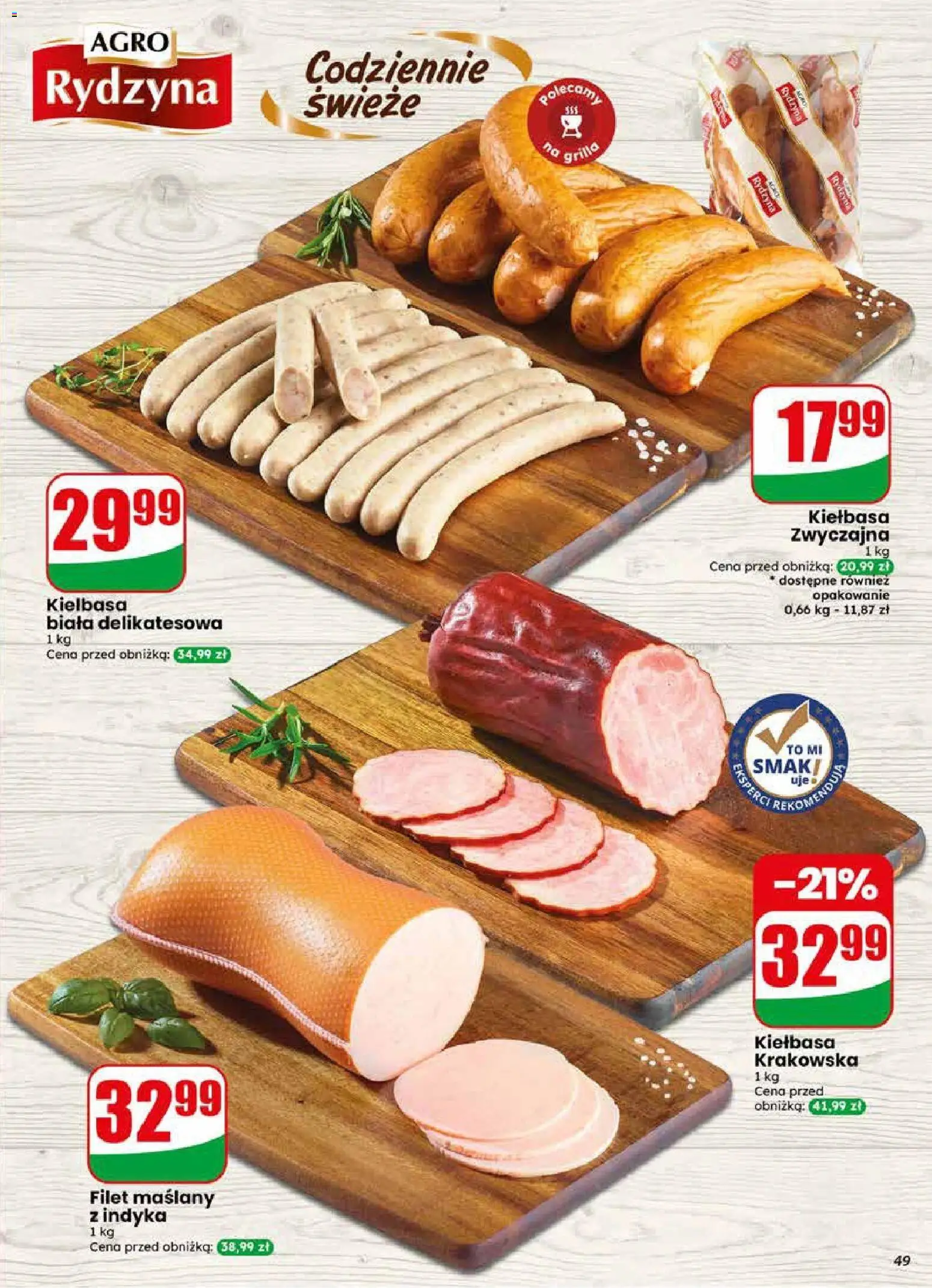 Dino gazetka od 20.05.2026 | Strona: 49 | Produkty: Kiełbasa, Kiełbasa krakowska
