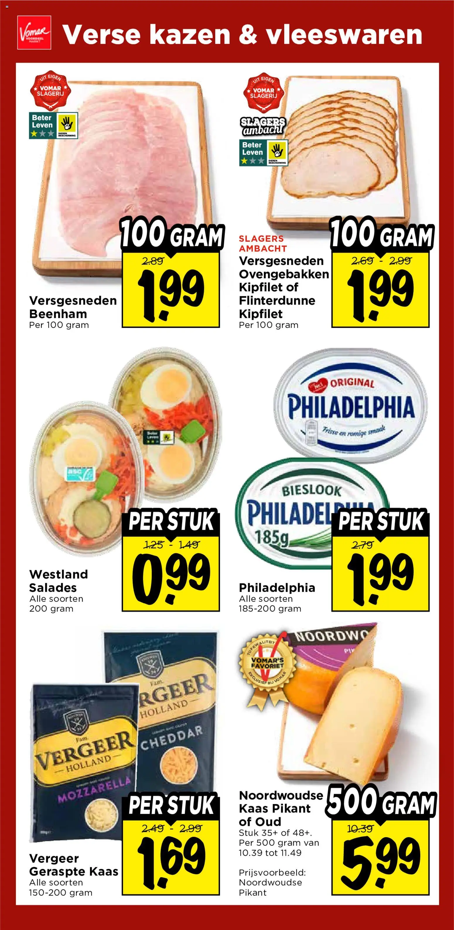 {H1} | Pagina: 19 | Producten: Kaas, Vleeswaren, Geraspte kaas, Mozzarella