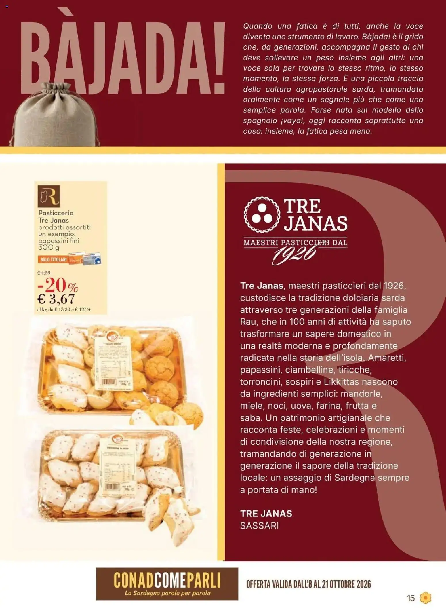 Anteprima volantino Conad dal 08/10/2026 prossima settimana | Pagina: 15 | Prodotti: Frutta, Ingredienti