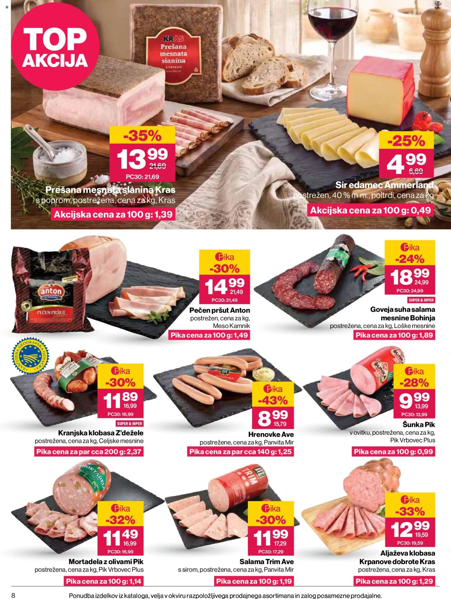 Novi Mercator katalog ponudbe – veljaven od 24.09.2026 | Stran: 8