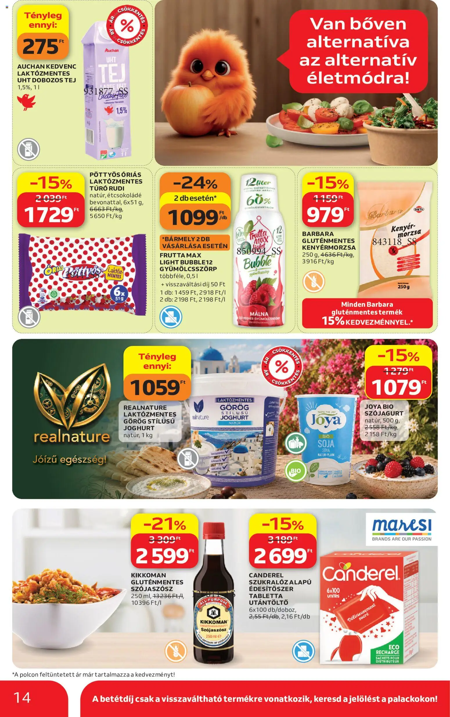 Auchan akciós ujság - amely érvényes a következő dátumtól: 2026.06.25. | Oldal: 14