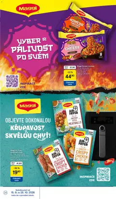 Náhled letáku Maggi Air Fryer obalovací směs, Maggi Air Fryer obalovací směs 66-70 g, více druhů od 14.10.2026 | Strana: 34