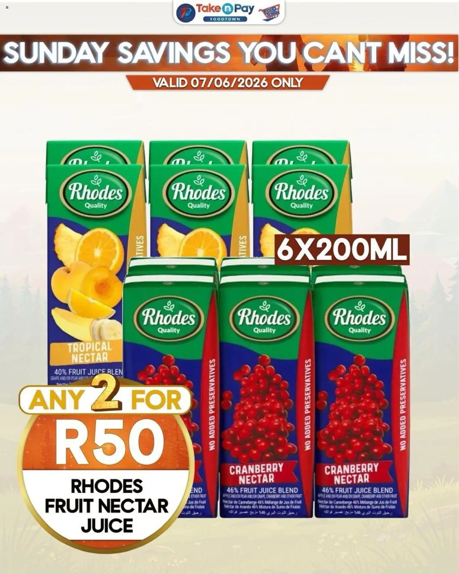 New Take n Pay catalogue – valid from 07.06.2026 | Page: 13 | Products: Juice, Fruit