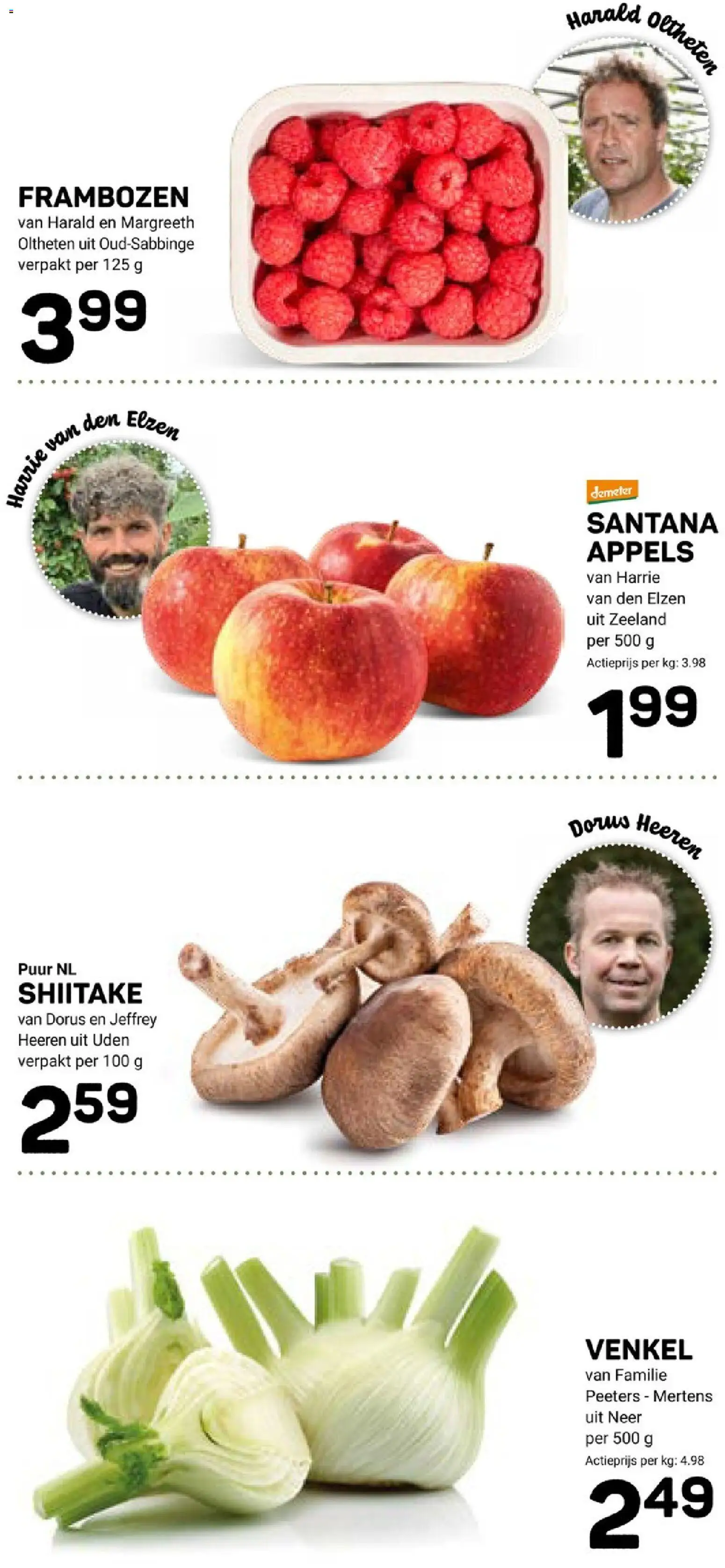 {H1} | Pagina: 11 | Producten: Appels, Frambozen