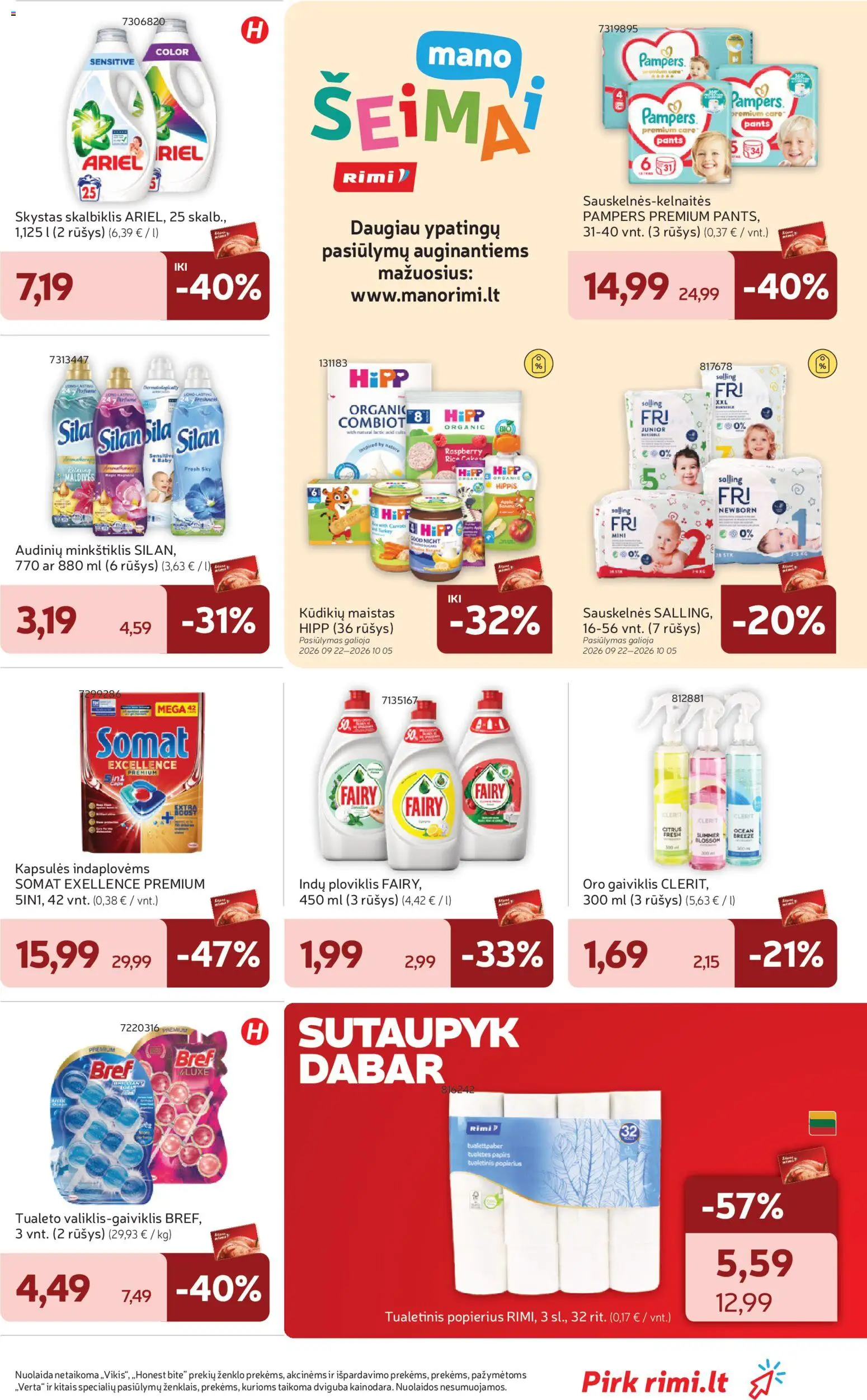 Rimi akcijos nuo 2026.09.22 | Puslapis: 29