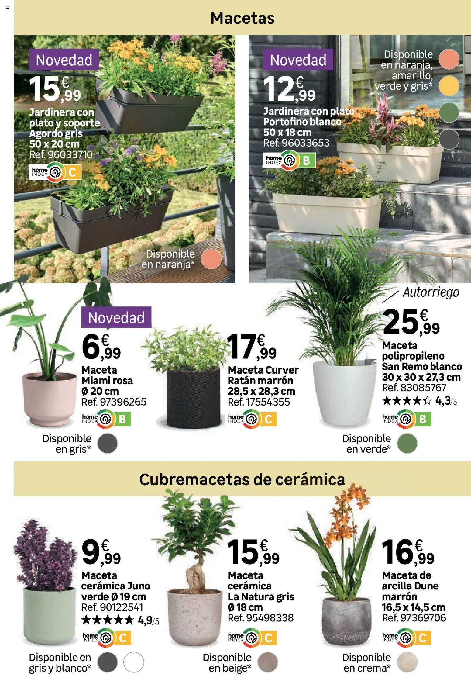 Leroy Merlin catálogo │ válido desde el 24.03.2026 | Página: 107 | Productos: Jardinera, Maceta