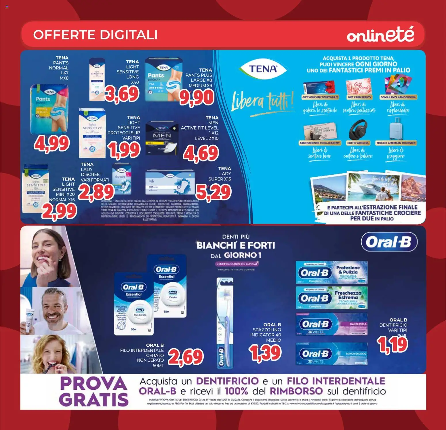 Volantino Eté del 13/10/2026 | Pagina: 37 | Prodotti: Filo interdentale, Proteggi slip, Slip, Cuffie