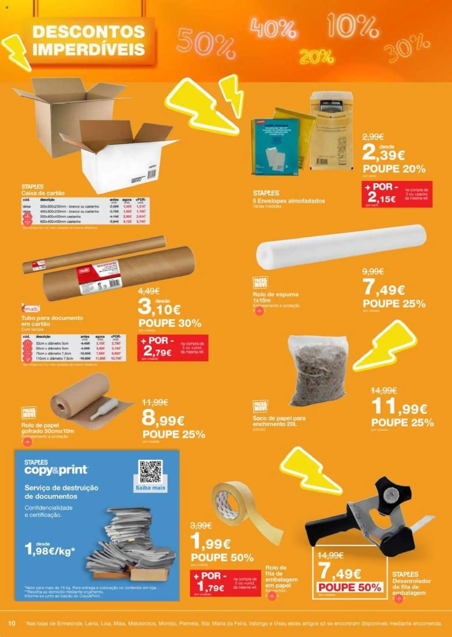 Staples Descontos imperdiveis de julho │ válido de 09/07/2026 | Página: 10 | Produtos: Caixa