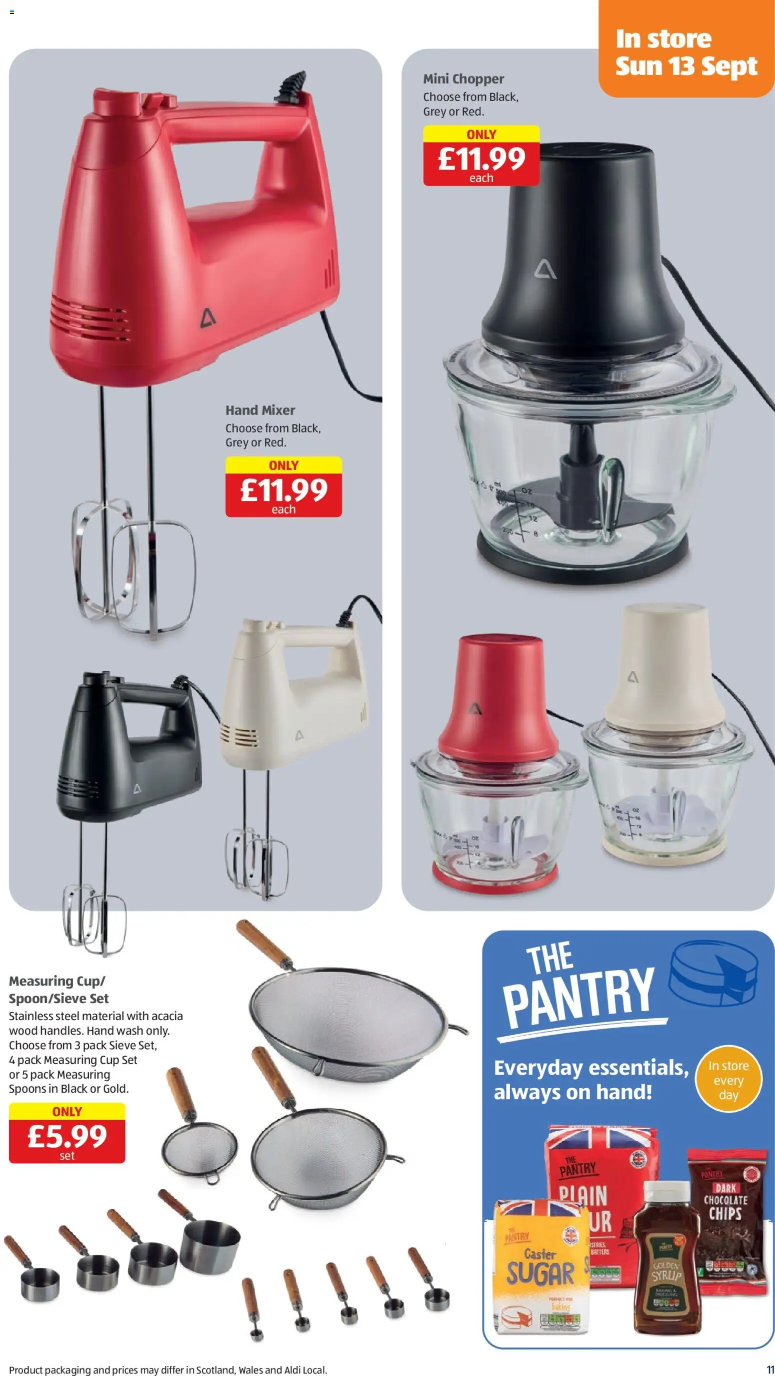 {H1} | Page: 11 | Products: Hand mixer, Chocolate, Syrup, Mixer