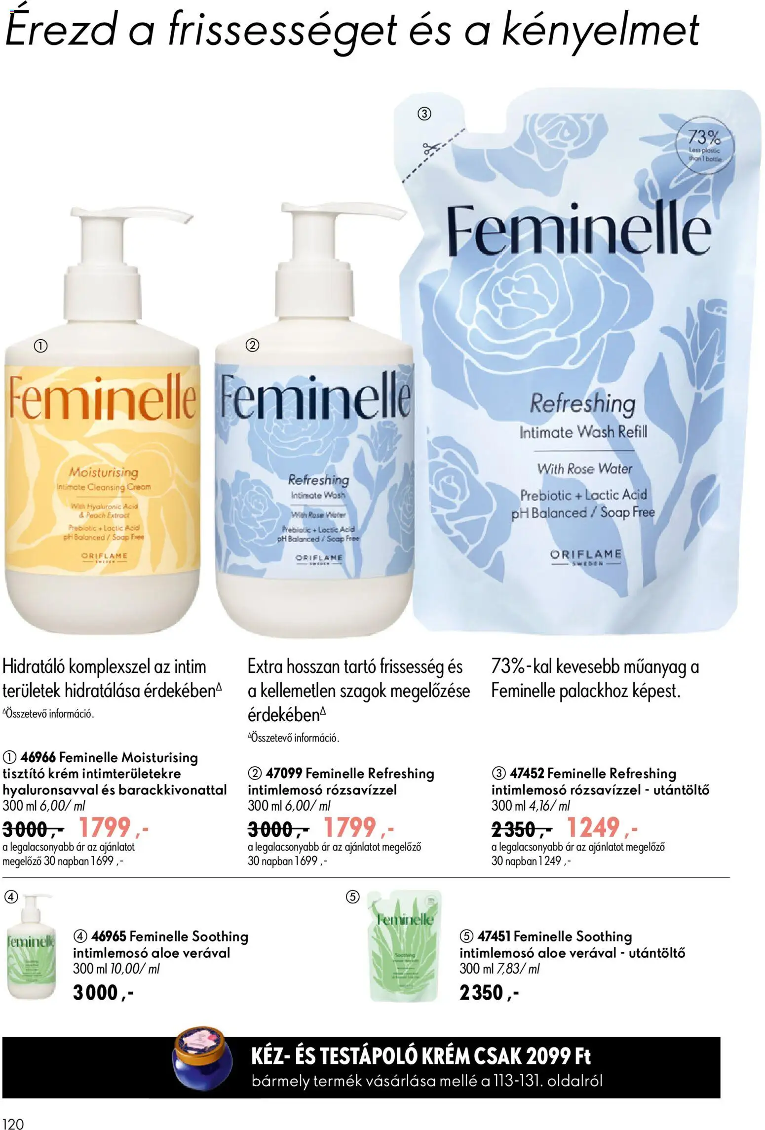 Oriflame akciós ujság - amely érvényes a következő dátumtól: 17.06.2026 | Oldal: 120 | Termékek: Testápoló