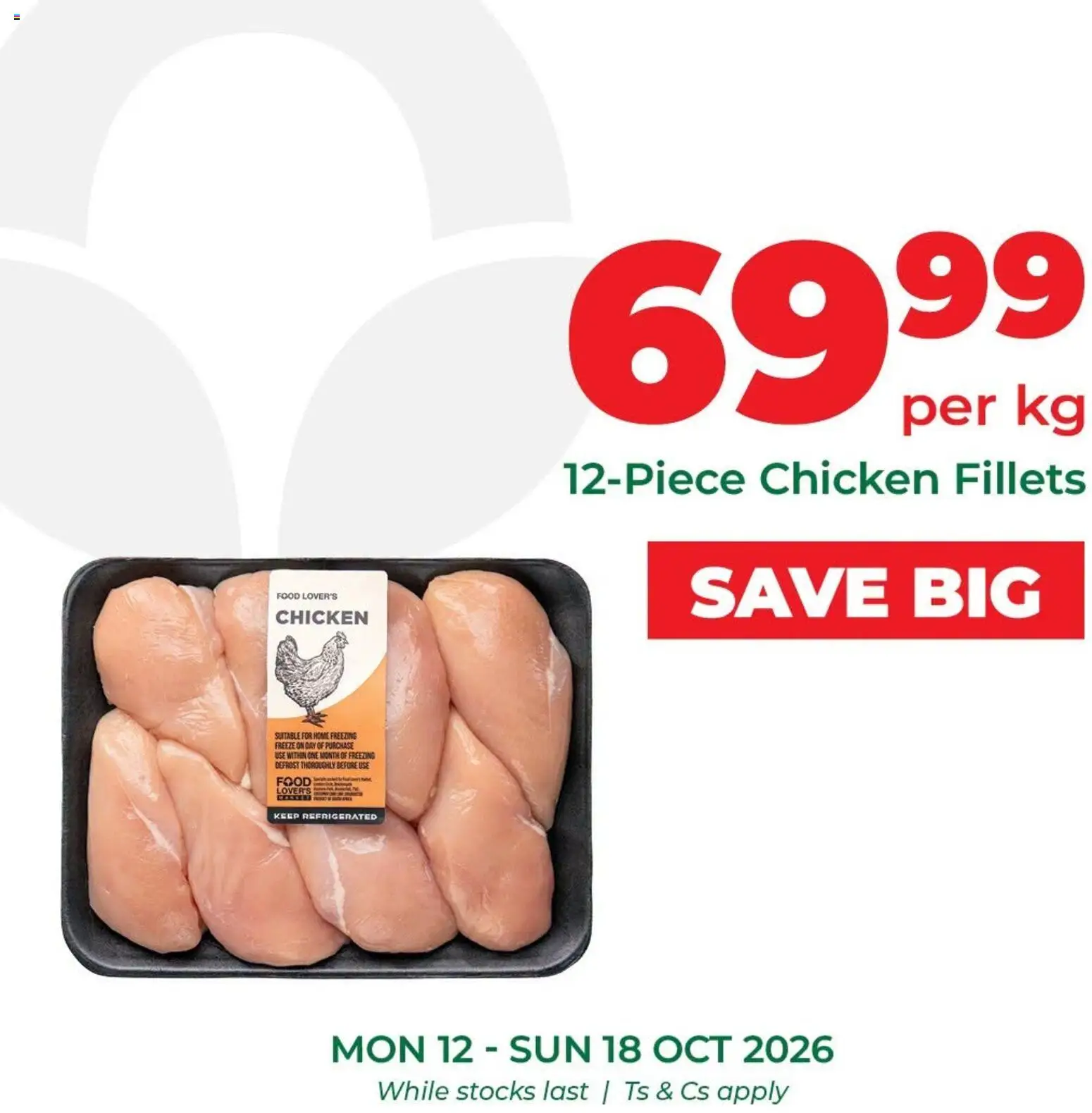 New Food Lover's Market catalogue – valid from 12/10/2026 | Page: 4 | Products: Chicken