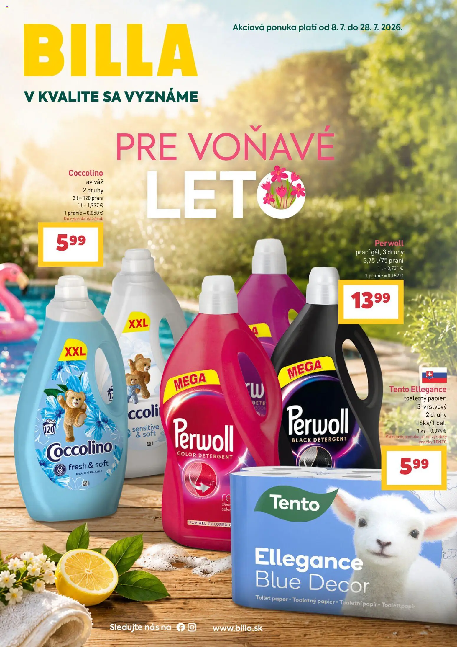 BILLA pre voňavé leto (od 08.07.2026) prelistovať nový online catalogue cover