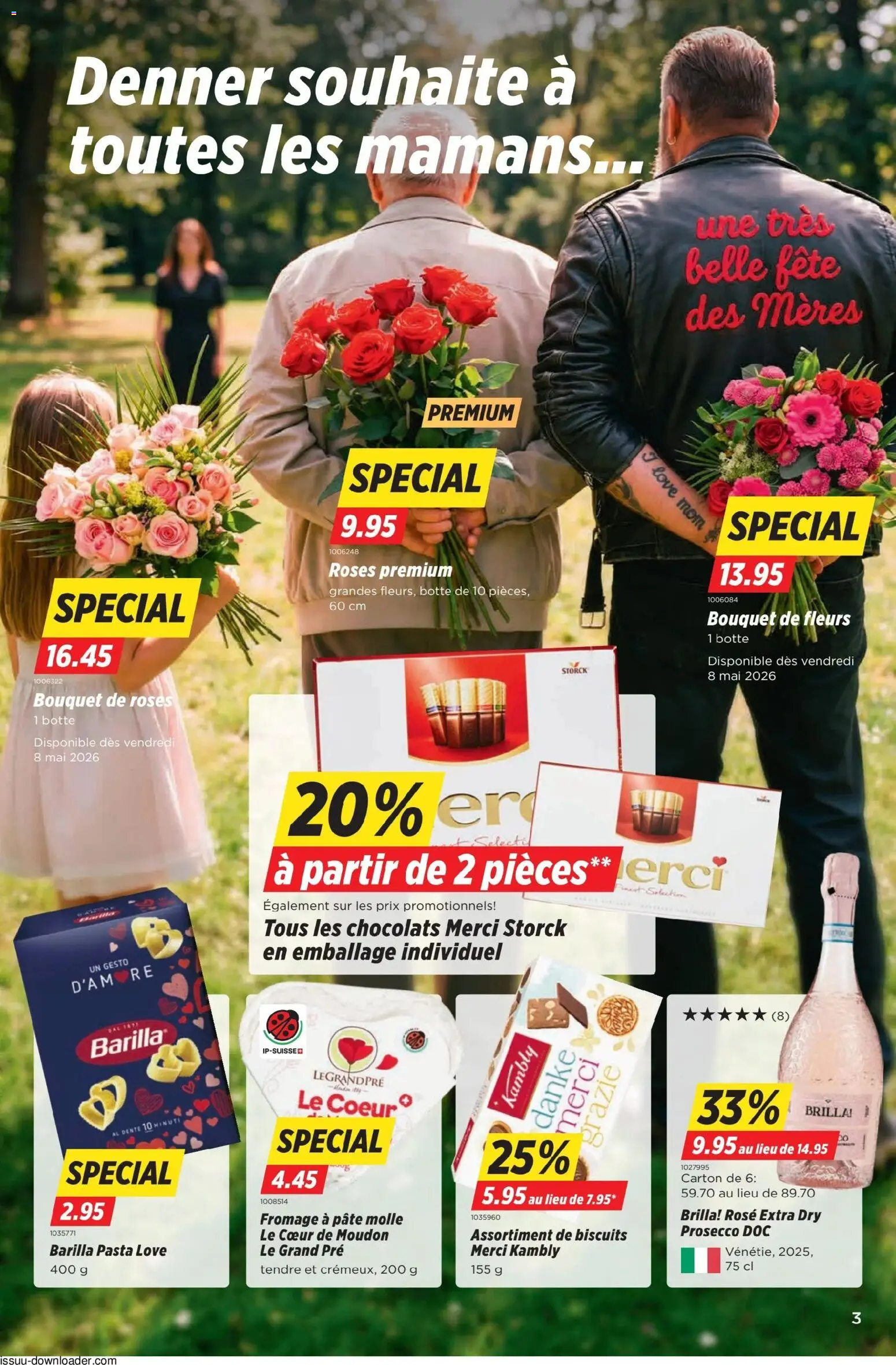 Denner aktionen FR – gültig ab 07.05.2026 | Seite: 3 | Produkte: Barilla, Pasta