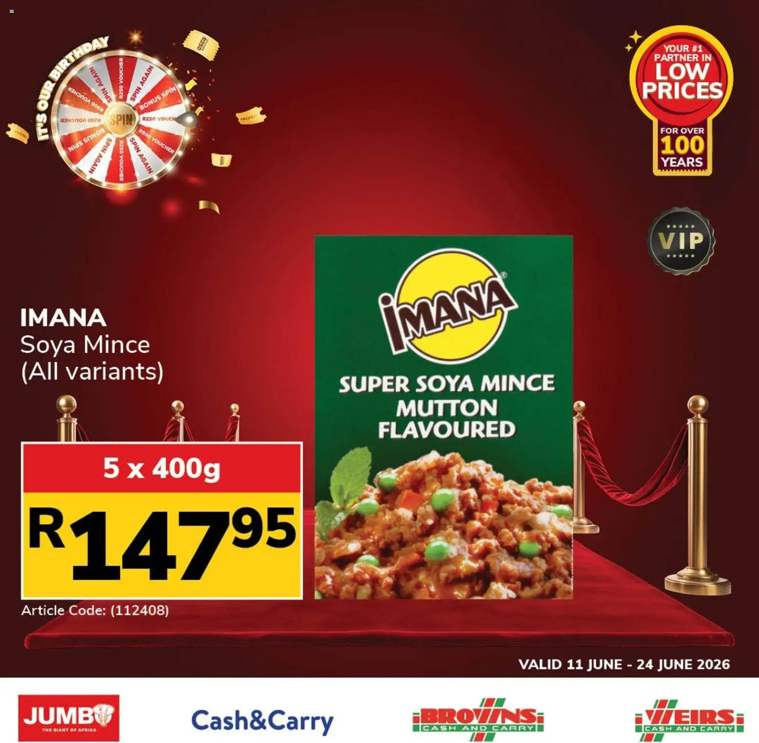 New Jumbo catalogue – valid from 11.06.2026 | Page: 6 | Products: Soya mince