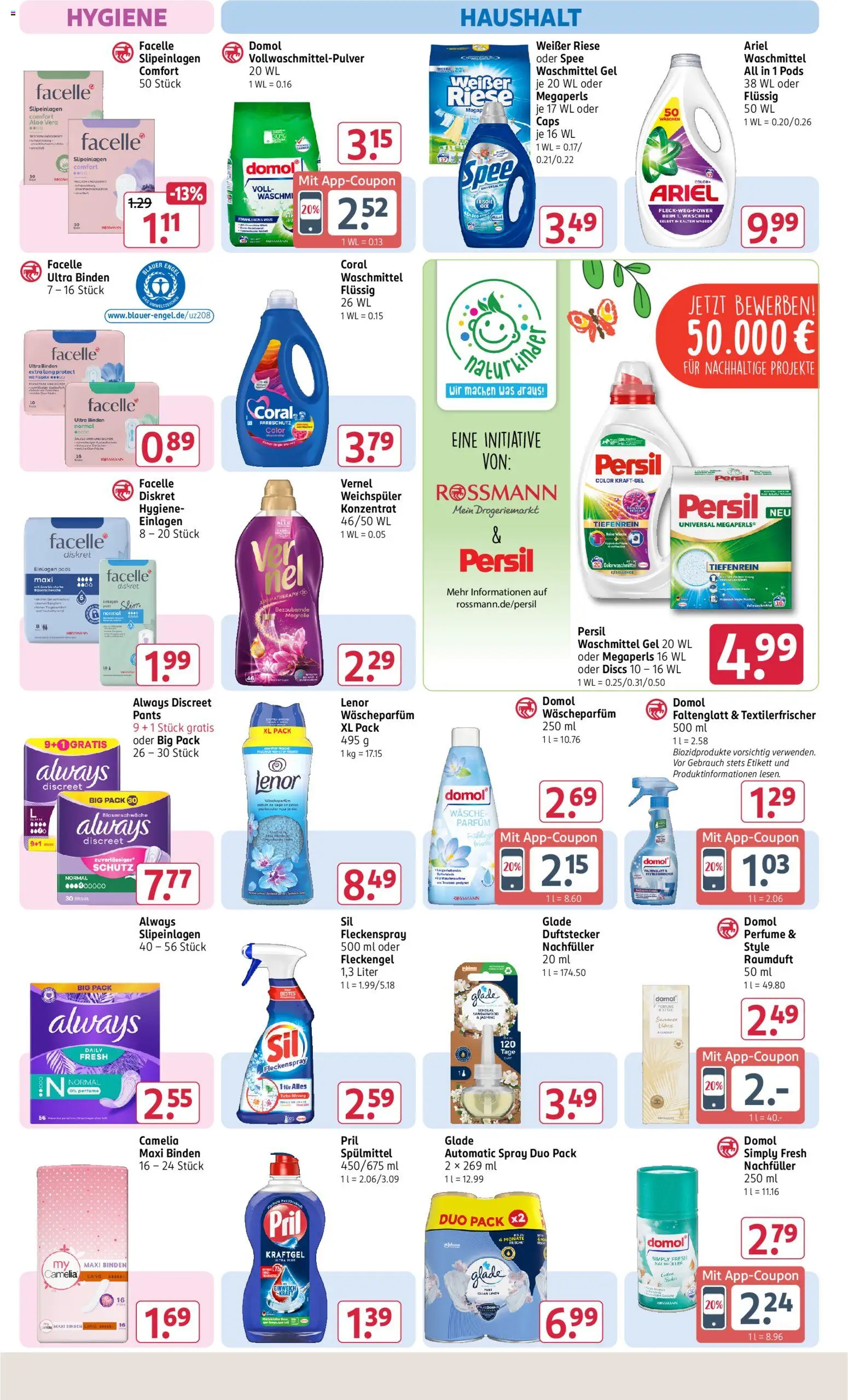 Rossmann Prospekt – gültig ab 27.07.2026 | Seite: 16 | Produkte: Lenor, Parfüm, Pril, Persil