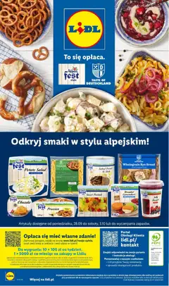 Pogląd oferty "Alpenfest Breaded Camembert, Breaded Camembert with Lingonberry Dip" - ważna od 28.09.2026 | Strona: 58 | Produkty: Crème fraîche, Camembert, Pasta