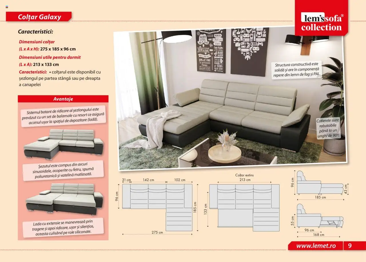 Noul catalog Lem’s – valabil de la 17.11.2023 | Pagină: 9 | Produse: Colțar, Role