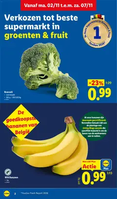 RFA Bananen, los - Voorbeeld van een folder van Lidl, geldig van 02/11/2026 | Pagina: 2