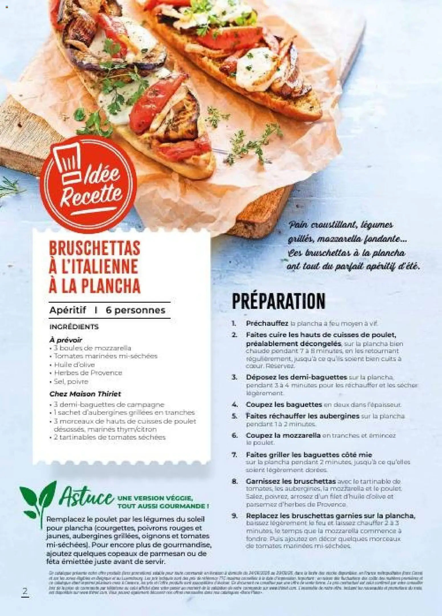 {H1} | Page: 5 | Produits: Feta, Tomates séchées, Herbes de provence, Pain