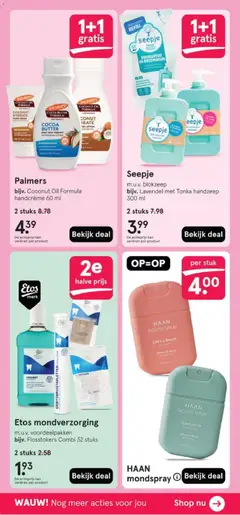 Etos folder - Voorbeeld van een folder van Etos, geldig van 11.05.2026 | Pagina: 50 | Producten: Kan, Handzeep, Mondverzorging, Handcrème