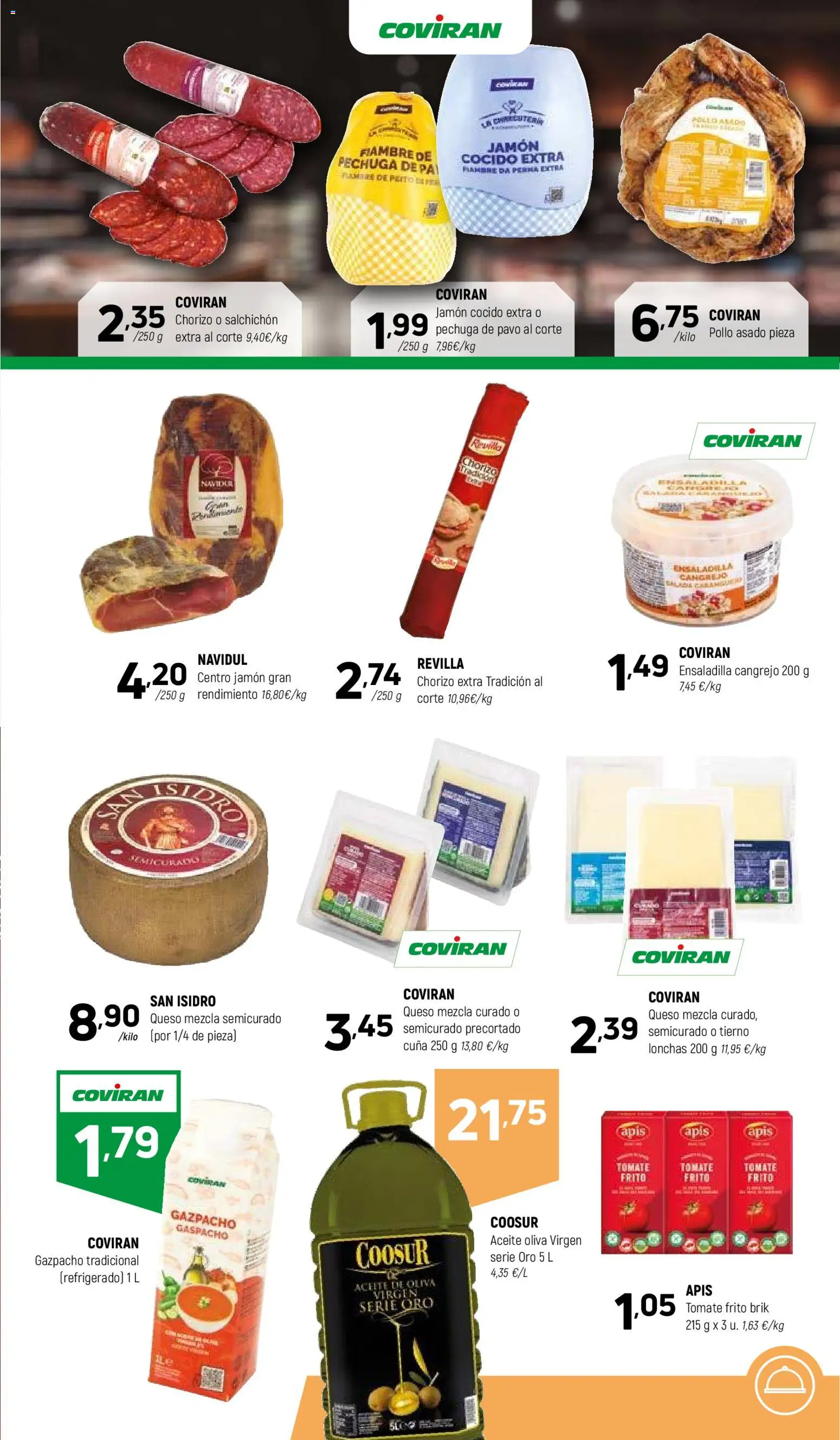 Coviran - Figueres │ válido desde el 19.05.2026 | Página: 5 | Productos: Queso, Aceite, Jamón cocido, Aceite de oliva
