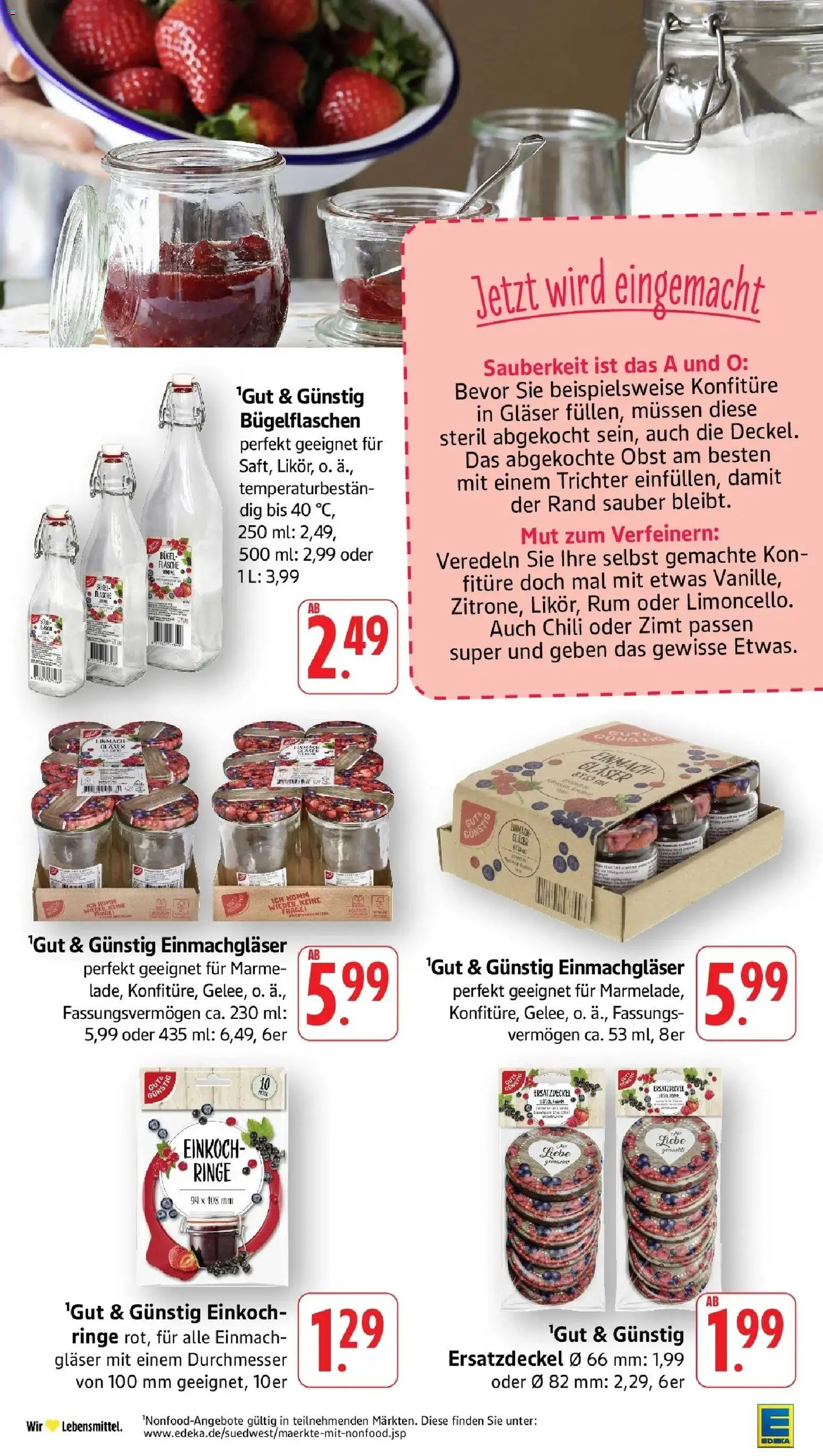 Edeka Prospekt Trier – gültig ab 08.06.2026 | Seite: 33 | Produkte: Rum, Obst, Chili