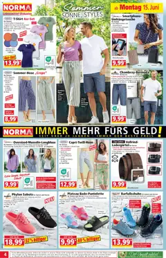 Norma Flugblatt ab 15.06.2026 gültig | Seite: 4 | Produkte: Jacke, Hose, Smartphone