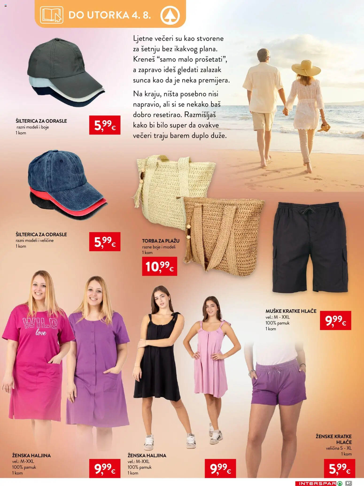 Interspar katalog | vrijedi od 27.05.2026 | Stranica: 5 | Proizvodi: Hlače, Kratke hlače, Haljina, Torba