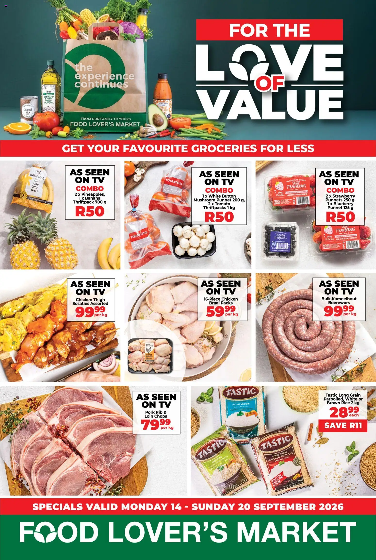 New Food Lover's Market catalogue – valid from 14/09/2026 | Page: 1