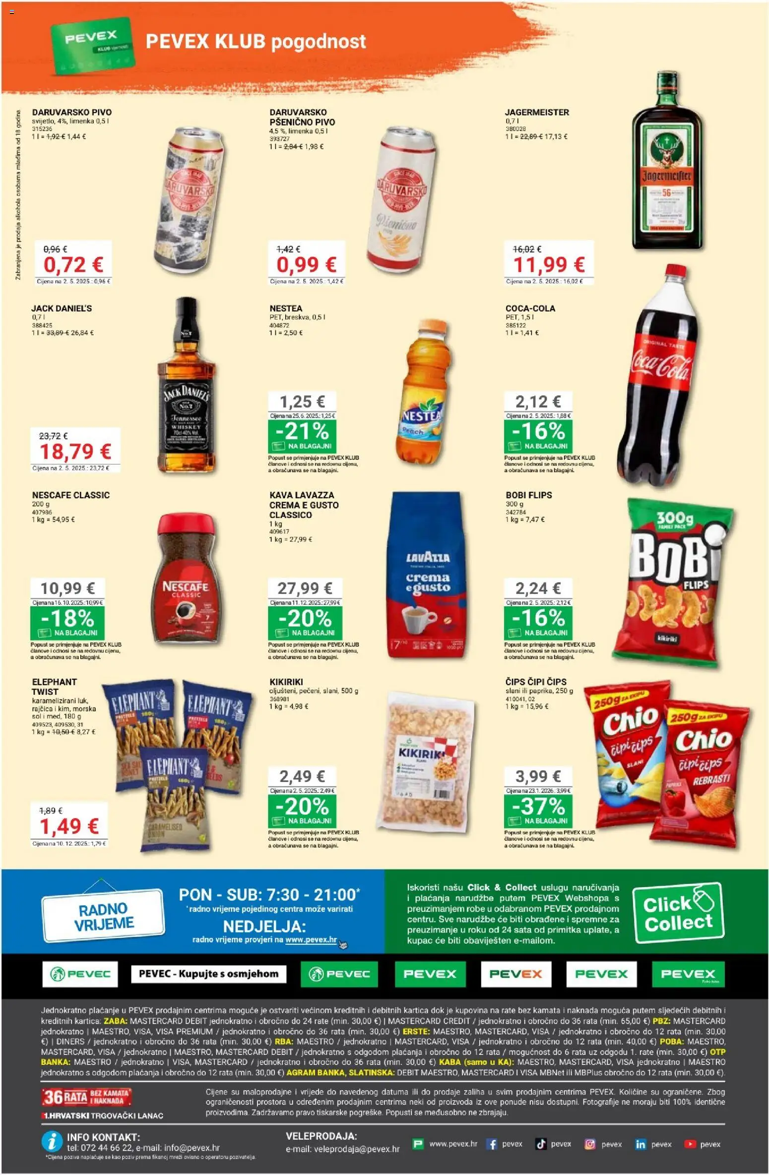 Pevex katalog | vrijedi od 16.04.2026 | Stranica: 8 | Proizvodi: Nescafe, Kava, Sol, Rajčica