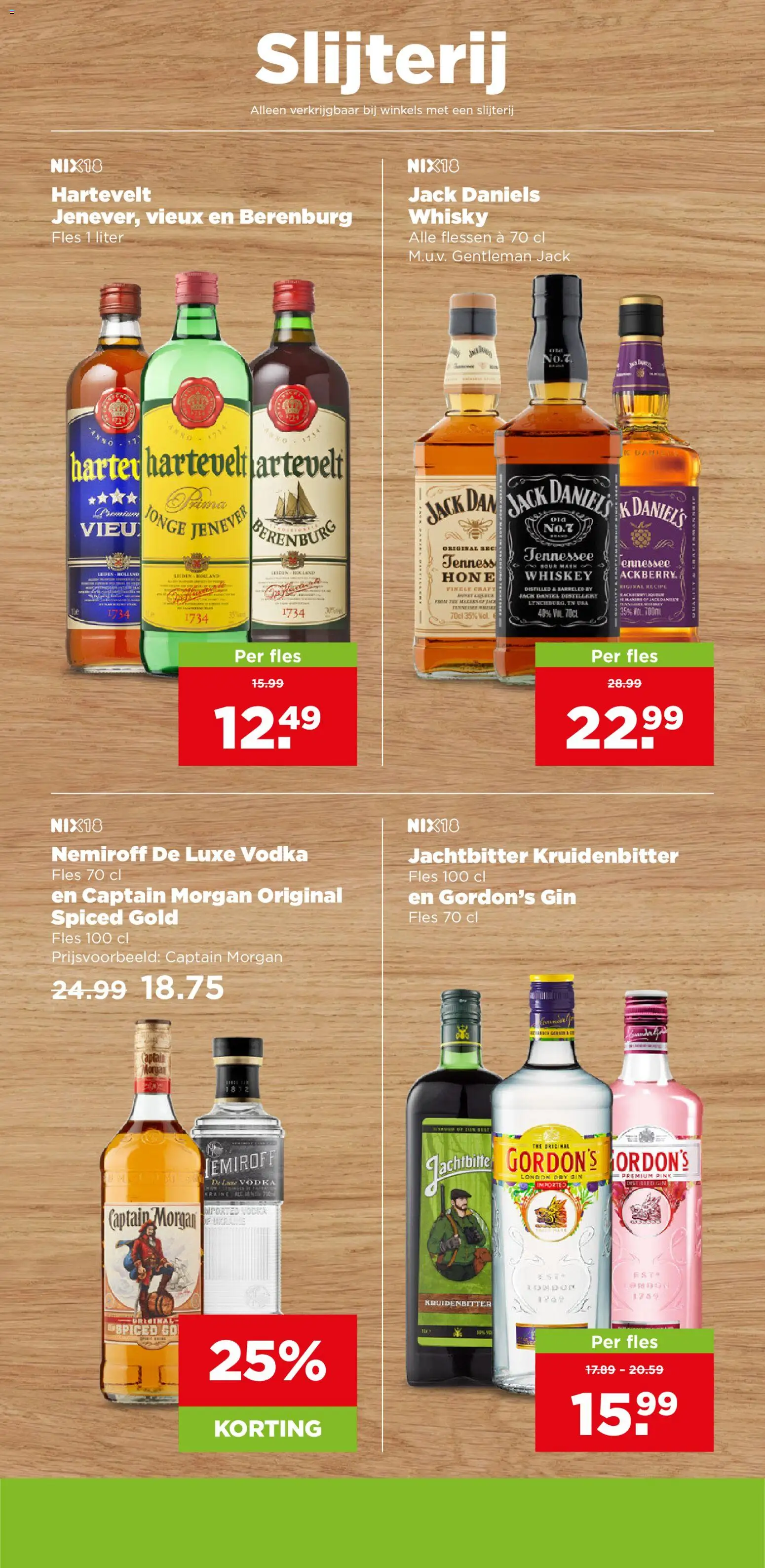 {H1} | Pagina: 27 | Producten: Vodka, Gin, Rum, Captain Morgan