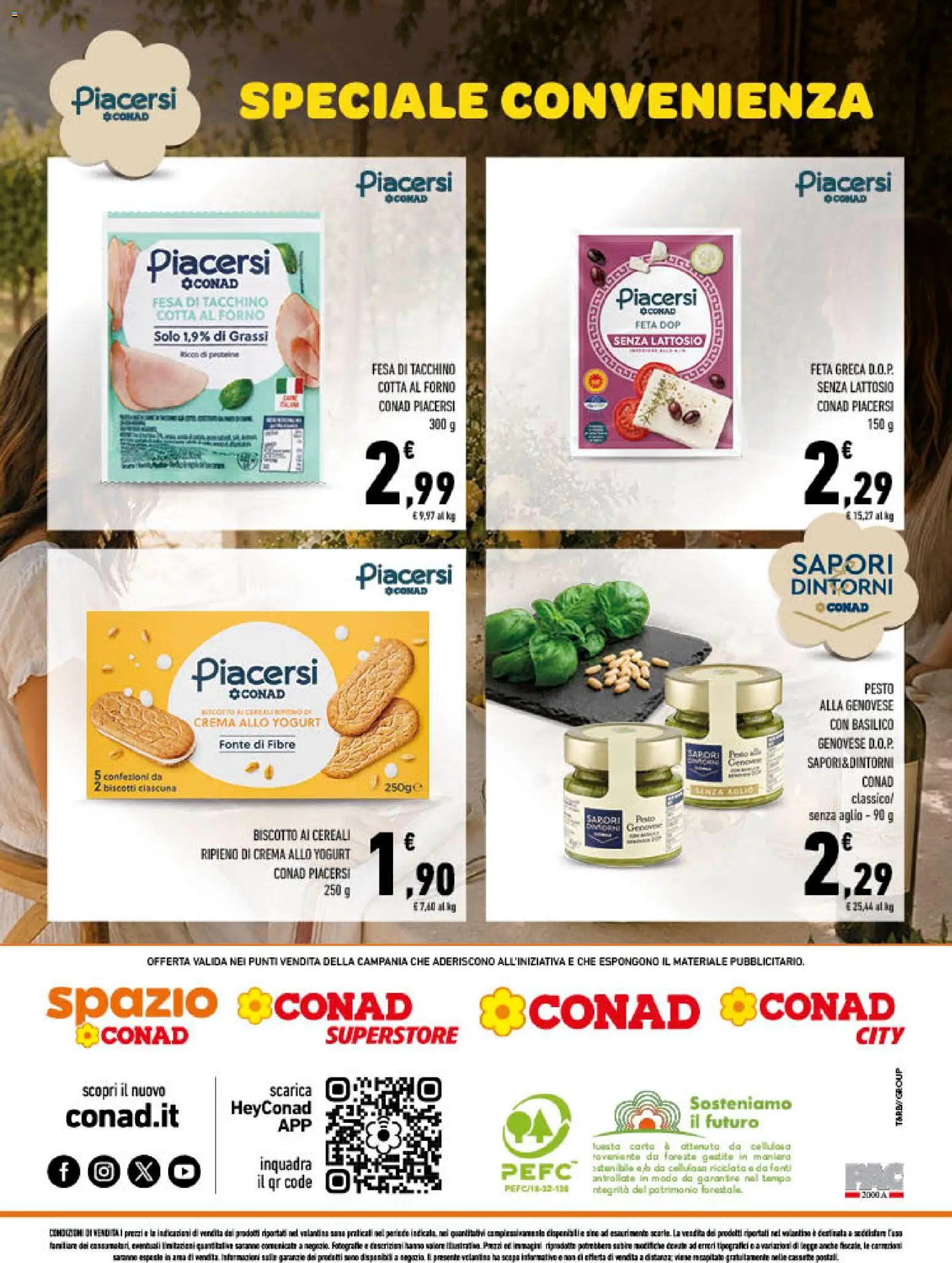 Volantino Conad del 08/07/2026 | Pagina: 8 | Prodotti: Biscotti, Pesto, Basilico, Forno