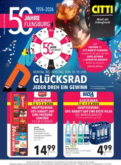 CITTI Markt 50 Jahre Flensburg ab 27.05.2026 gültig