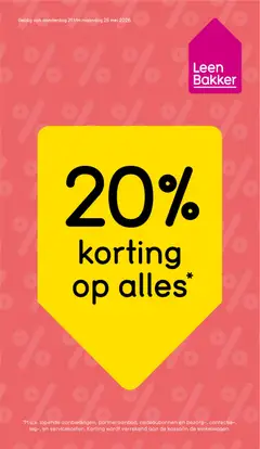 Leen Bakker folder - Voorbeeld van een folder van Leen Bakker, geldig van 21.05.2026