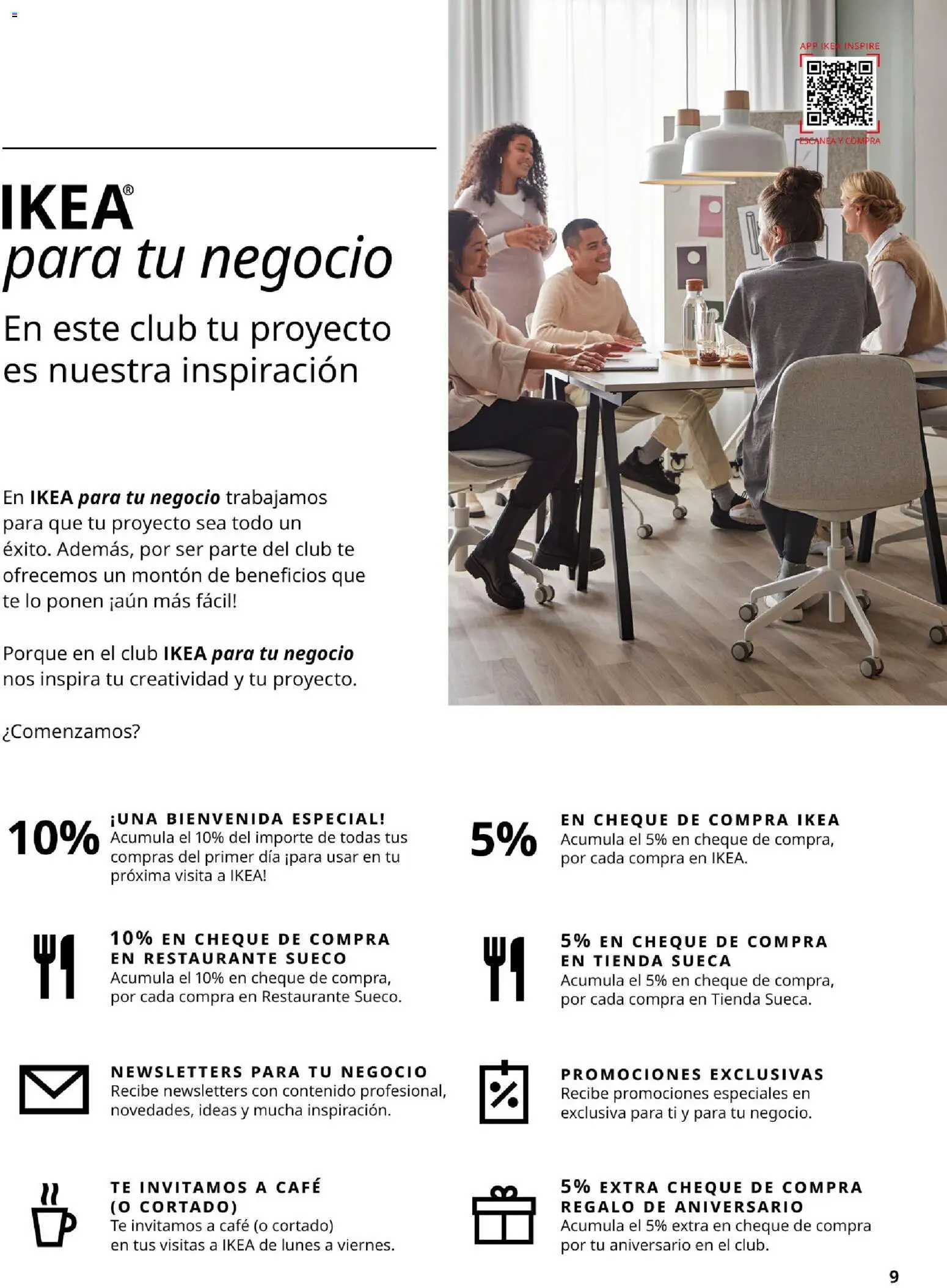 Catálogo IKEA Oficina profesional │ válido desde el 01/02/2026 | Página: 9 | Productos: Café, Té