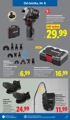 Lidl katalog akcije – veljaven od 24.09.2026 | Stran: 21 | Izdelki: Pribor, Orodje, Akumulator, Polnilnik
