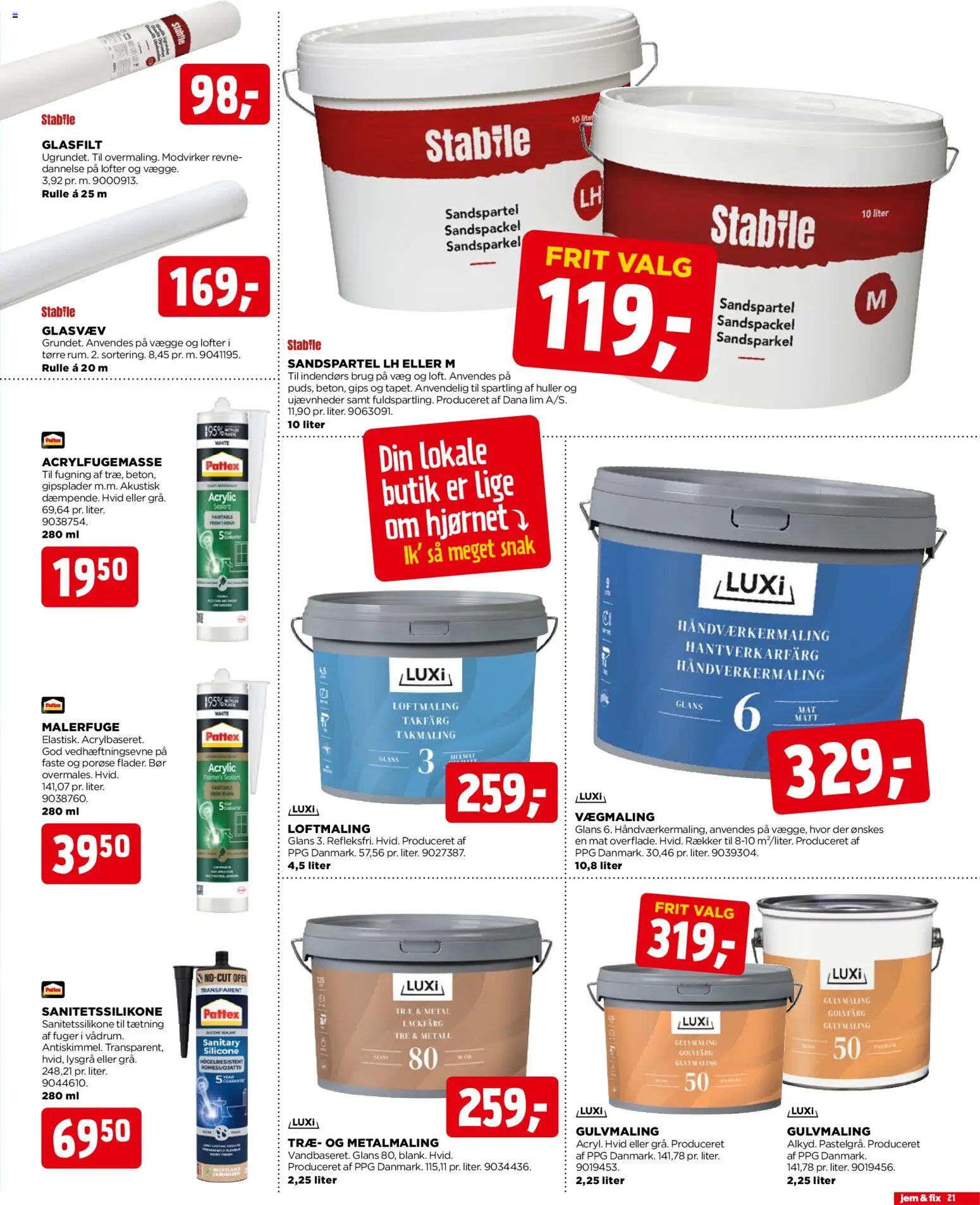 Jem & fix tilbudsavis – gyldig fra 28/06/2026 | Side: 21 | Produkter: Maling