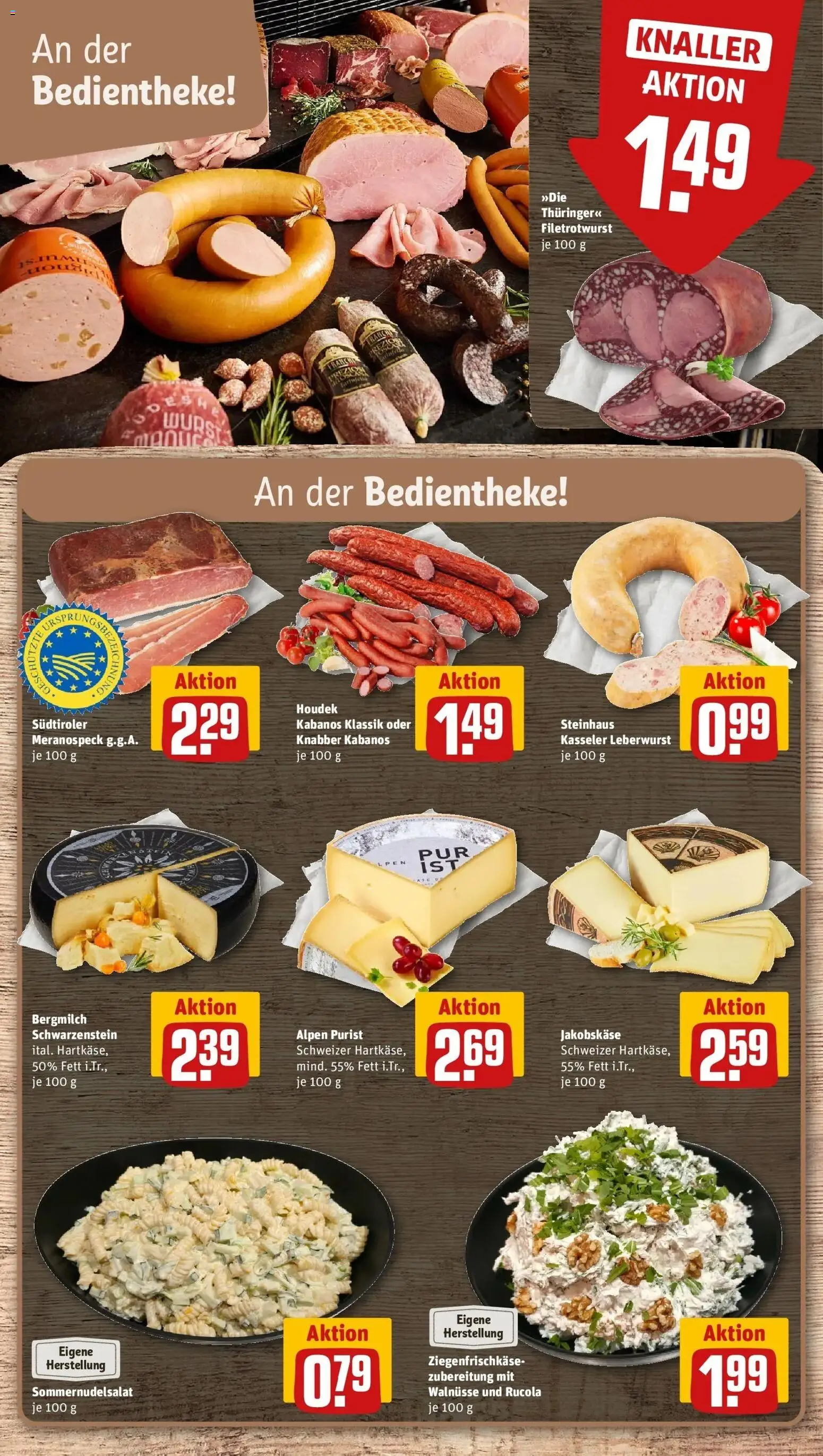 Rewe Prospekt Berlin / Mitte – gültig ab 05.07.2026 | Seite: 11 | Produkte: Walnüsse, Rucola, Wurst