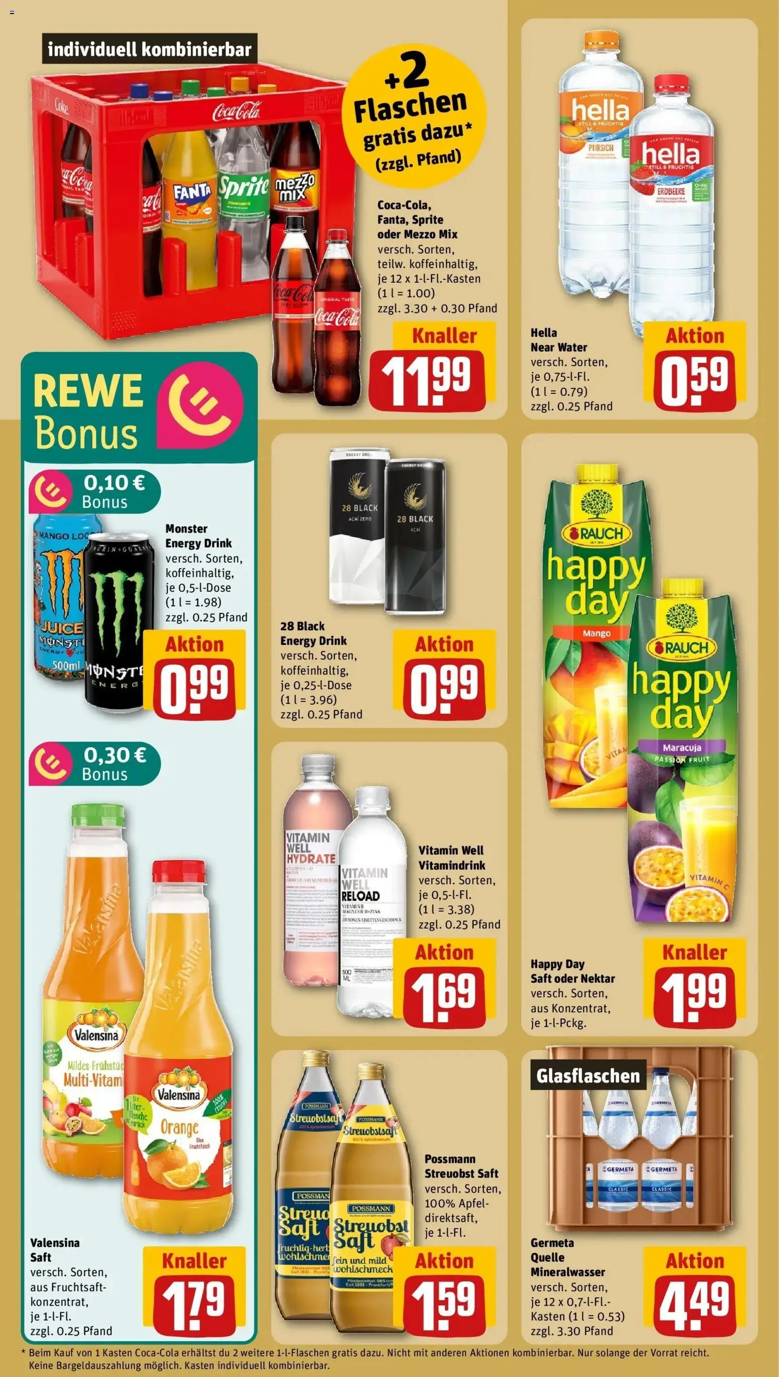 Rewe Prospekt Hofgeismar	 – gültig ab 09.03.2026 | Seite: 16 | Produkte: Fanta, Apple, Oder mezzo mix, Zitronen