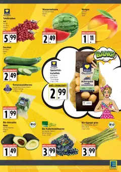 Speisefrüh-kartoffeln, aus Ägypten festkochend 1,5-kg-Beutel (1 kg = 1.99) ab 03.05.2026 gültig | Seite: 3 | Produkte: Heidelbeeren, Avocado, Kartoffeln, Zucchini