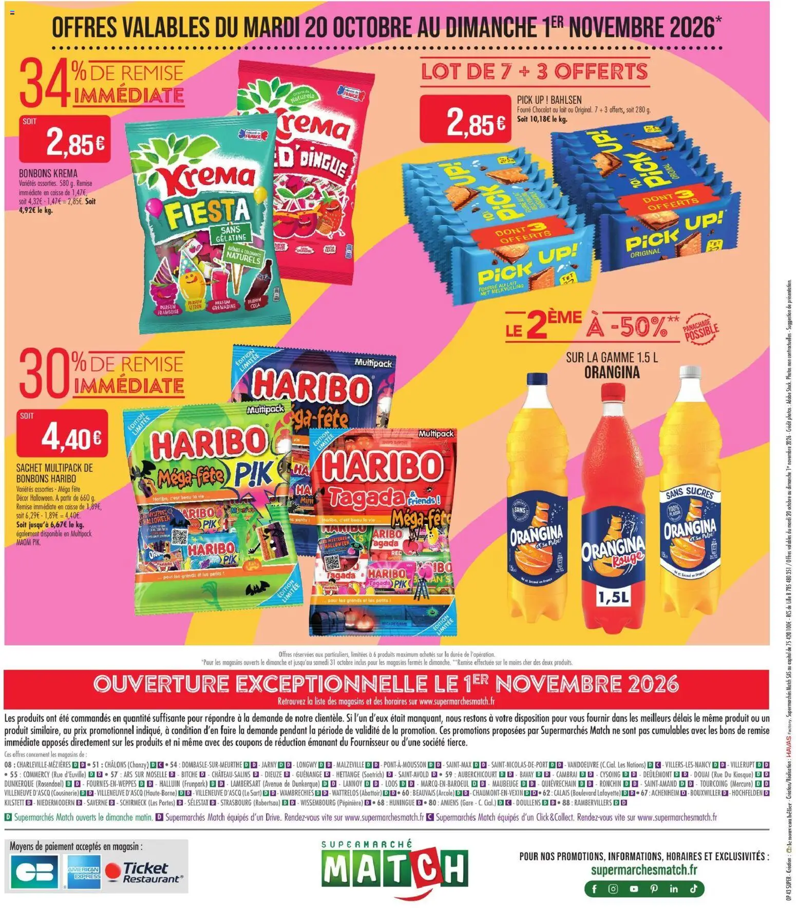 {H1} | Page: 24 | Produits: Bonbons Haribo, Parfum, Portes, Chocolat au lait