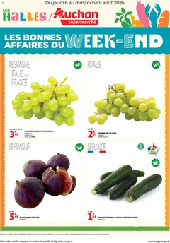 Auchan Les bons plans du week end dans votre super ! - Voorbeeld van een folder van Auchan, geldig van 06/08/2026