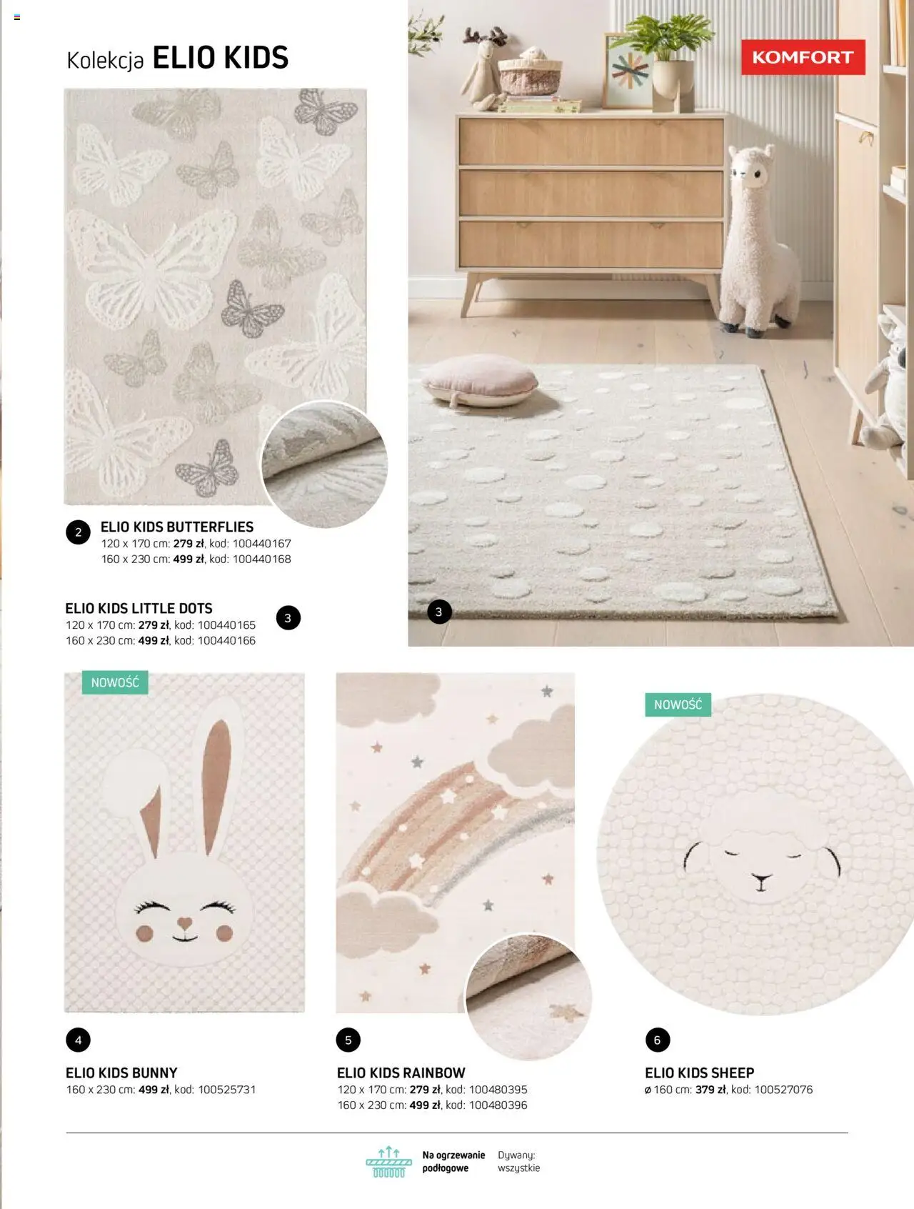Komfort Gazetka - Katalog Dywanów od 15.10.2025 | Strona: 73 | Produkty: Dywany