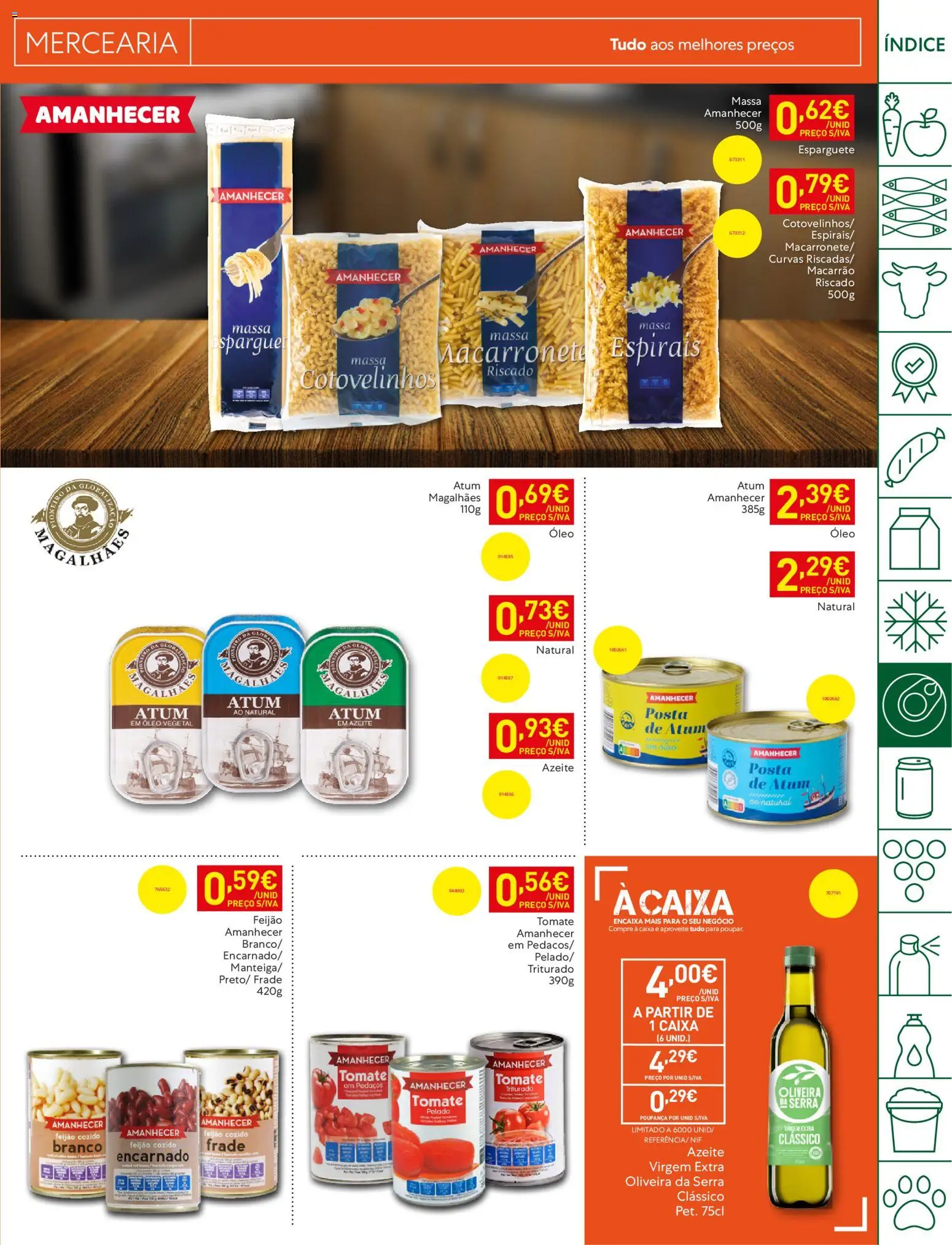 Recheio folheto Madeira │ válido de 09.06.2026 | Página: 19 | Produtos: Atum, Esparguete, Óleo, Massa