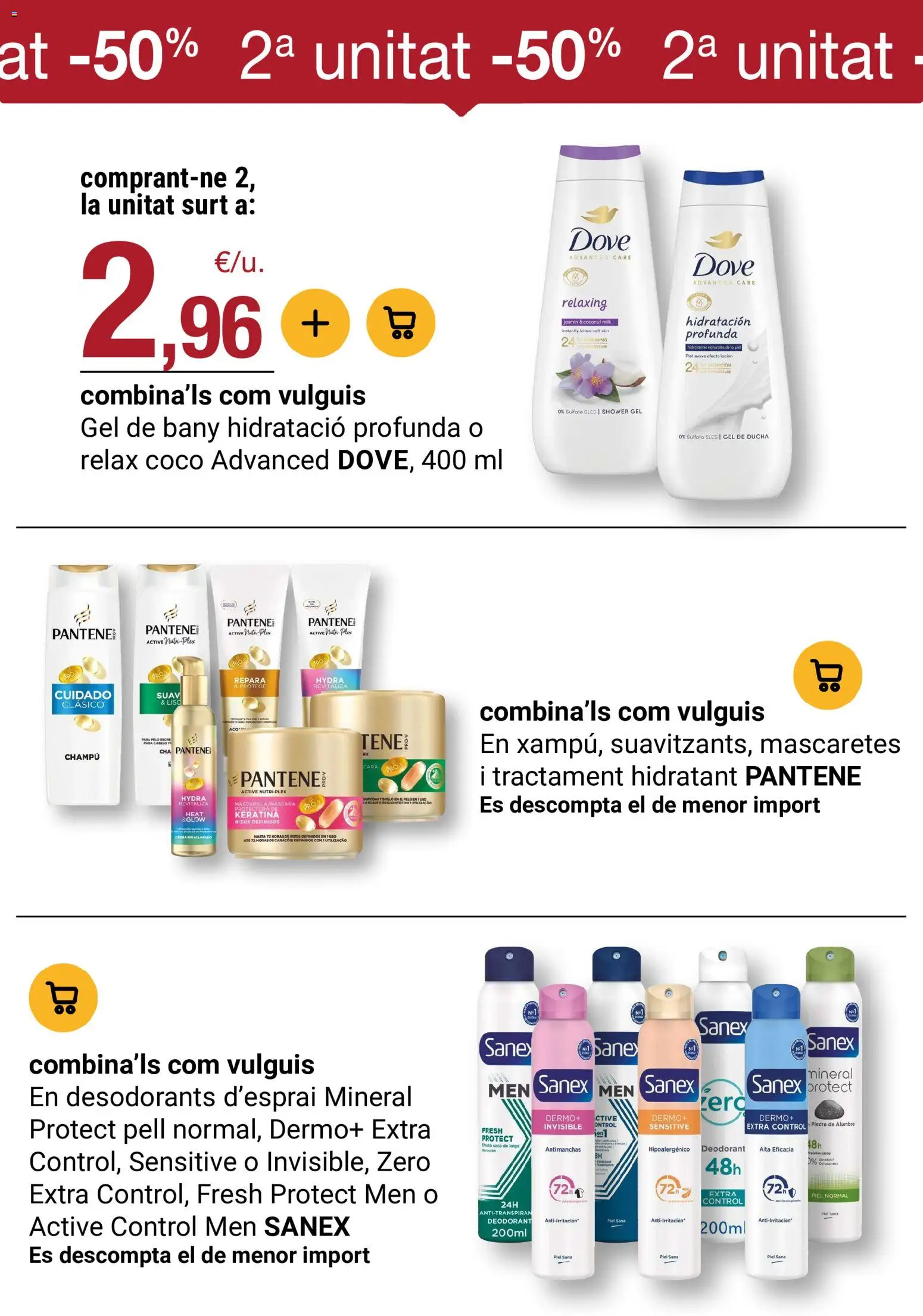 Bonpreu folleto │ válido desde el 05.05.2026 | Página: 34 | Productos: Champú, Gel de ducha, Τυρόπιτα, Ducha