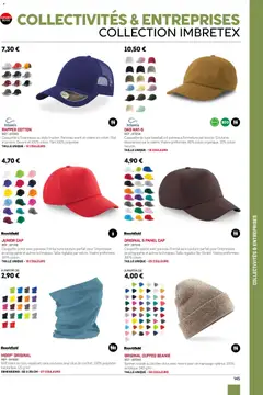Sport 2000 - Prévisualisation de Sport 2000 Brochure 2026/2027 valide à partir de 01.01.2026 | Page: 145 | Produits: Bonnet, Coton, Casquette