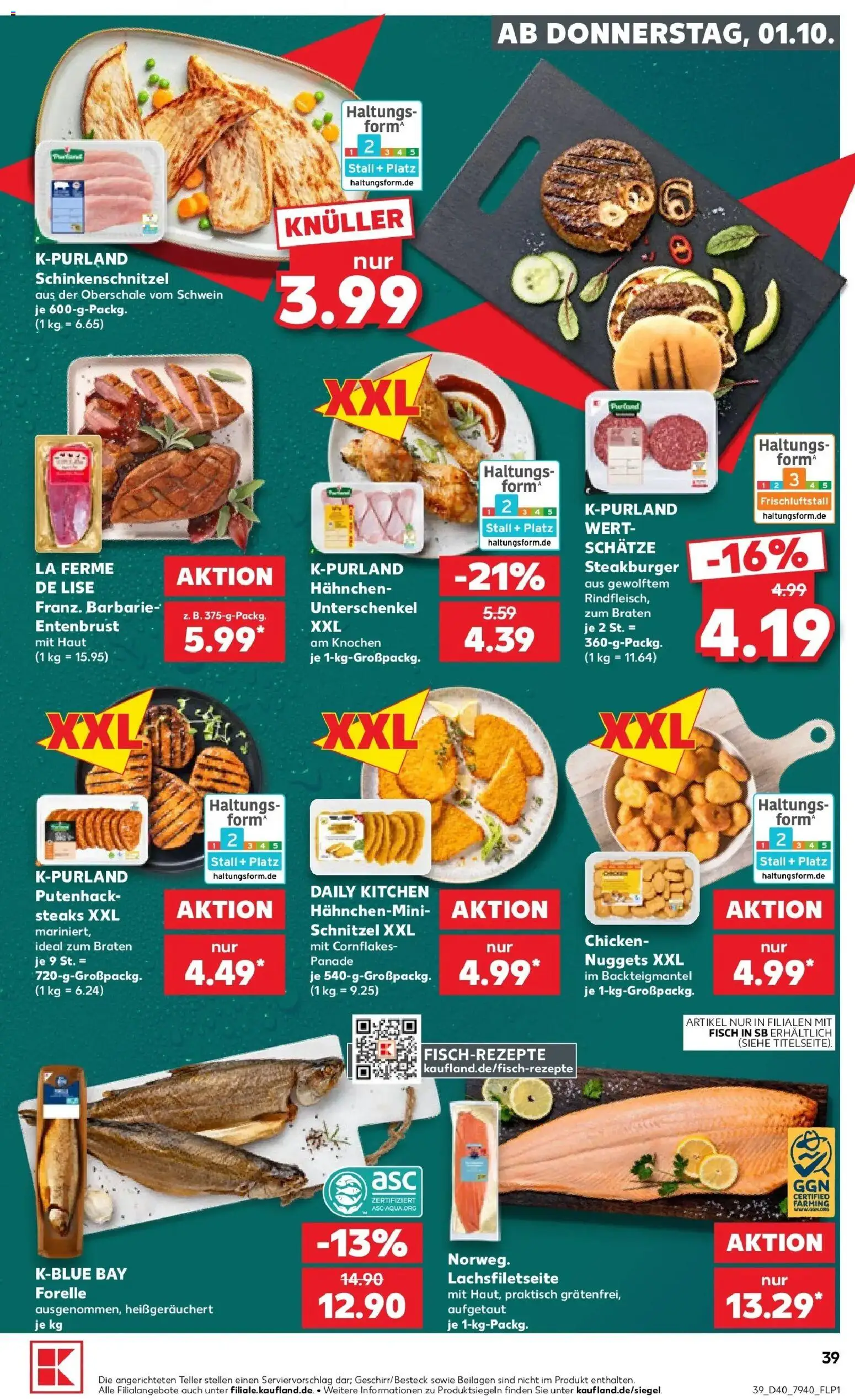 Prospekt Kaufland ab 28.09.2026 » Angebote Online zum Blättern | Seite: 49 | Produkte: Beilagen, Hahnchen, Cornflakes, Fisch