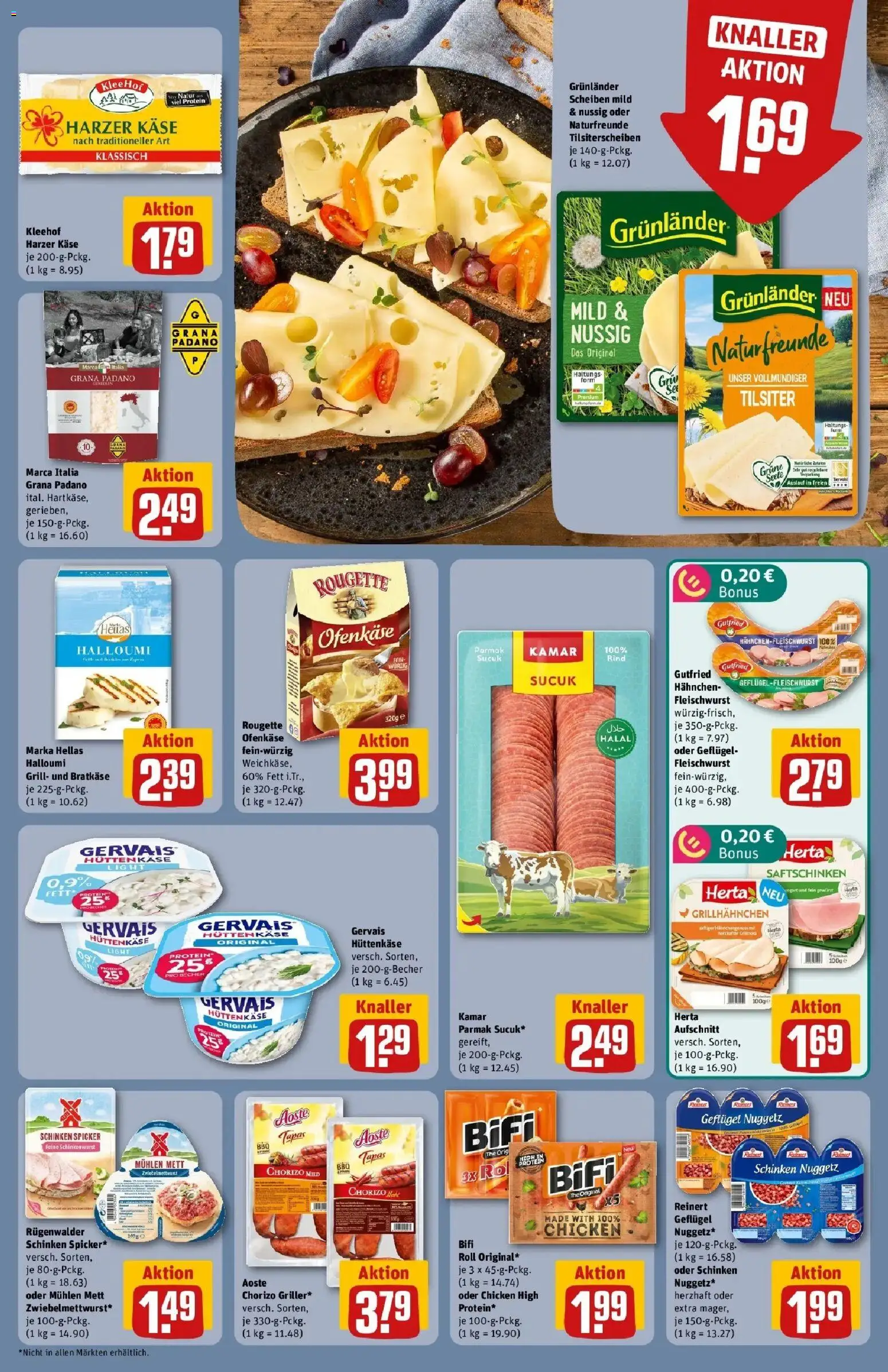 REWE Prospekt ab 31.08.2026 zum Blättern » Angebote | Seite: 13 | Produkte: Grill, Käse, Bifi, Schinken