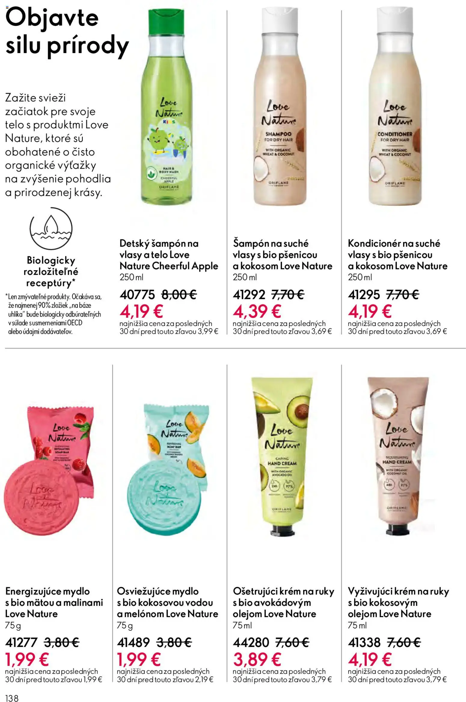 Nové Oriflame akcie – leták je platný od 27.05.2026 | Strana: 138 | Produkty: Apple, Šampón, Krém na ruky, Krém