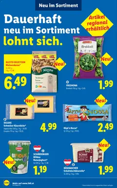 FRESHONA Brokkoli, Brokkoli 750 g; 1 kg = 2.65 ab 24.09.2026 gültig | Seite: 49 | Produkte: Käse, Joghurt, Brokkoli